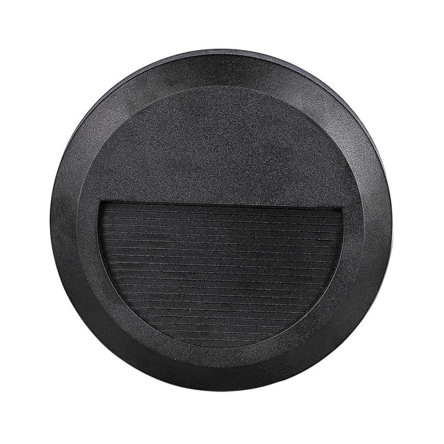 LED Kültéri lépcsővilágító LED/2W/230V IP65 3000K fekete