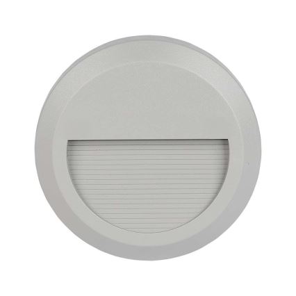 LED Kültéri lépcsővilágító LED/2W/230V IP65 3000K szürke