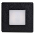 LED kültéri lépcsővilágító lámpa LED/1,7W/230V 3000/4000/6000K IP54 fekete