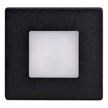 LED Kültéri lépcsővilágító lámpa LED/1,7W/230V IP54 fekete