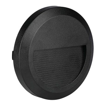 LED Kültéri lépcsővilágító LED/2W/230V IP65 4000K fekete