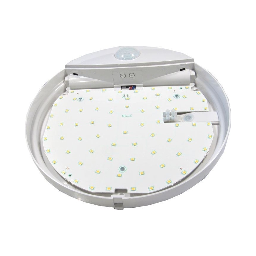 LED Kültéri mennyezeti lámpa érzékelővel LED/15W/230V IP44