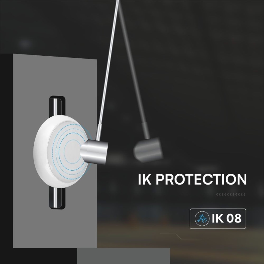 LED Kültéri mennyezeti lámpa LED/8W/16W/20W/230V IP65 3000/4000/6500K