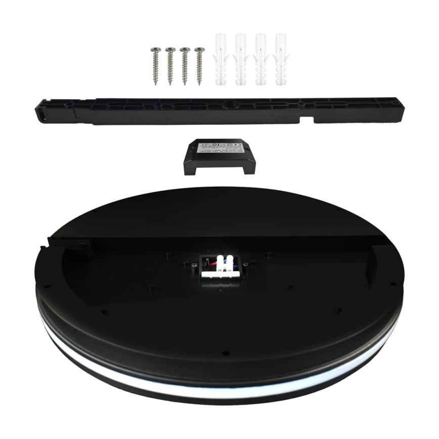 LED Kültéri mennyezeti lámpa MARLON LED/36W/230V 4000K IP54 fekete