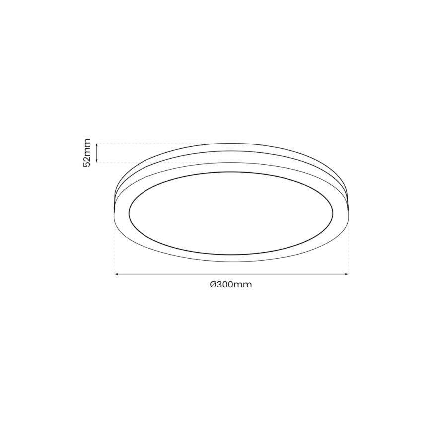 LED Kültéri mennyezeti lámpa MARLON LED/36W/230V 4000K IP54 fekete