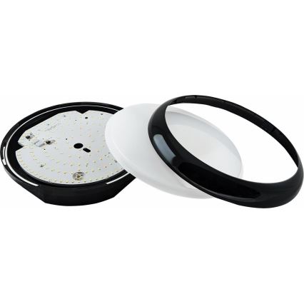 LED Dimmelhető kültér mennyezeti lámpa STROPY LED/12/15/18/22W/230V 3000/4000/6000K IP65 fekete