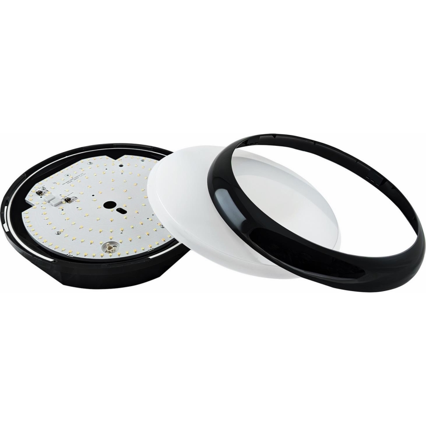 LED Dimmelhető kültér mennyezeti lámpa STROPY LED/12/15/18/22W/230V 3000/4000/6000K IP65 fekete