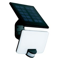 LED Kültéri napalemes reflektor érzékelővel LED/10W/3,7V 4000K IP54 3000 mAh