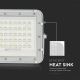 LED kültéri dimmelhető napelemes reflektor LED/10W/3,2V IP65 6400K fehér + távirányítás