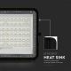 LED kültéri dimmelhető napelemes reflektor LED/15W/3,2V IP65 4000K fekete + távirányítás