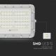 LED kültéri dimmelhető napelemes reflektor LED/15W/3,2V IP65 6400K fehér + távirányítás