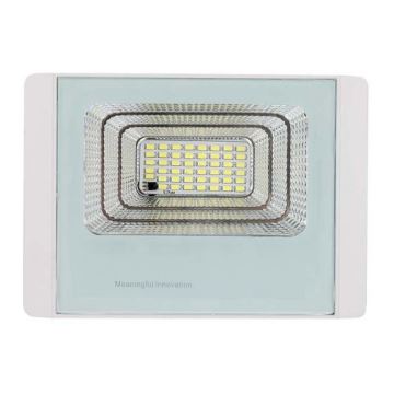 LED Kültéri napalemes reflektor LED/20W/3,2V IP65 4000K + távirányítás