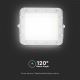 LED kültéri dimmelhető napelemes reflektor LED/6W/3,2V IP65 6400K fehér + távirányítás