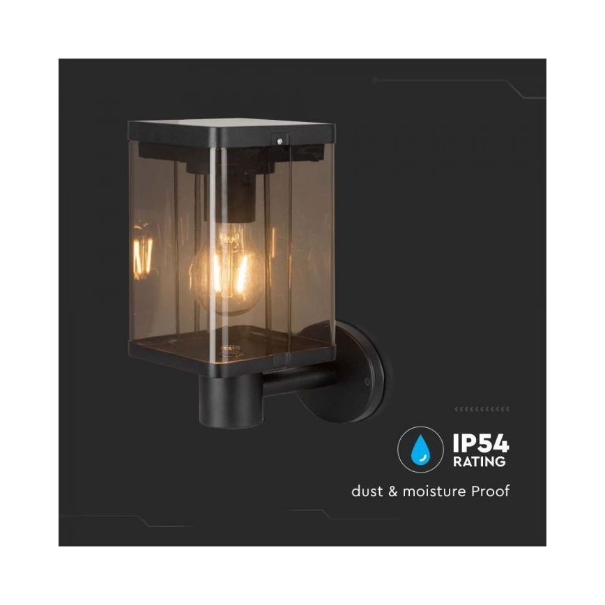 LED kültéri napelemes fali lámpa érzékelővel LED/2,5W/3,7V 3000K IP54 2000 mAh