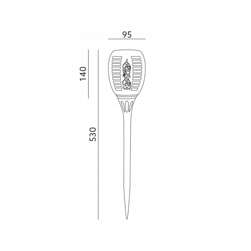 LED Kültéri napelemes lámpa SPARKLE LED/0,12W/1,2V IP44 300 mAh