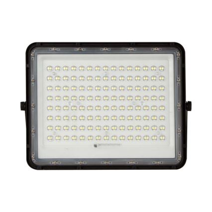 LED Kültéri napelemes reflektor LED/200W/3,2V 4000K fekete IP65 16000 mAh + távirányító