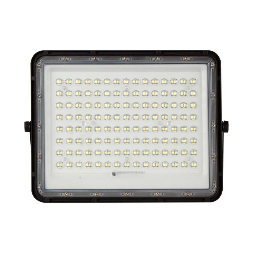 LED Kültéri napelemes reflektor LED/200W/3,2V 4000K fekete IP65 16000 mAh + távirányító