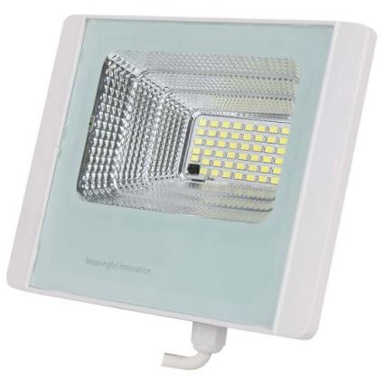 LED Kültéri napelemes reflektor LED/12W/3,2V IP65 4000K + távirányítás