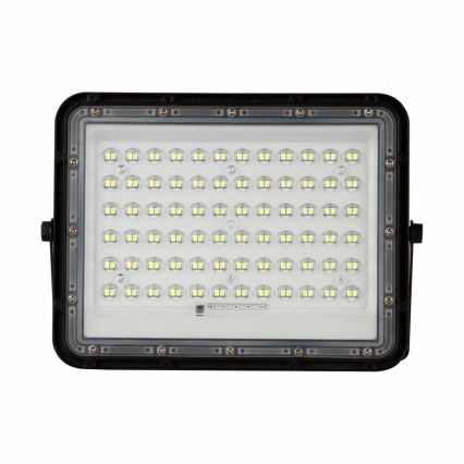 LED kültéri dimmelhető napelemes reflektor LED/15W/3,2V IP65 4000K 12000 mAh fekete + távirányítás