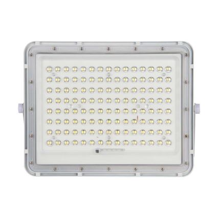 LED Kültéri napelemes reflektor LED/20W/3,2V 4000K fehér IP65 + távirányító