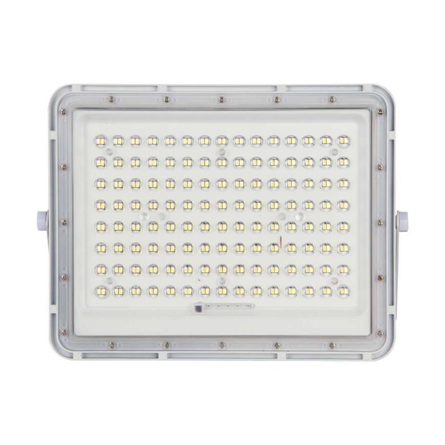LED Kültéri napelemes reflektor LED/20W/3,2V 4000K fehér IP65 + távirányító