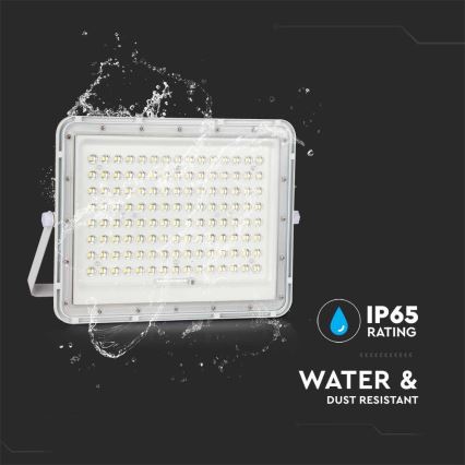 LED Kültéri napelemes reflektor LED/20W/3,2V 6400K fehér IP65 16000 mAh + távirányító