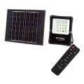 LED Kültéri napelemes reflektor LED/20W/3,2V 6400K IP65 15000 mAh + távirányító
