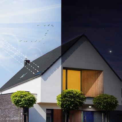 LED kültéri napelemes reflektor érzékelővel LED/10W/3,7V 6500K IP65 2200 mAh