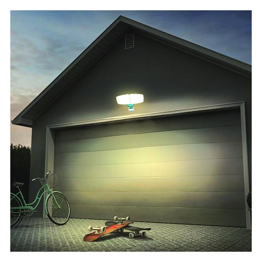 LED Kültéri reflektor érzékelővel LED/24W/230V 3000/4000/6000K IP54 antracit