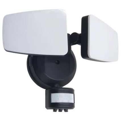 LED Kültéri reflektor érzékelővel LED/24W/230V 3000/4000/6000K IP54 fekete