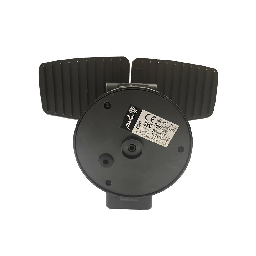 LED Kültéri reflektor érzékelővel LED/24W/230V 3000/4000/6000K IP54 fekete