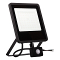LED Kültéri reflektor érzékelővel LED/50W/230V 4000K IP65 fekete