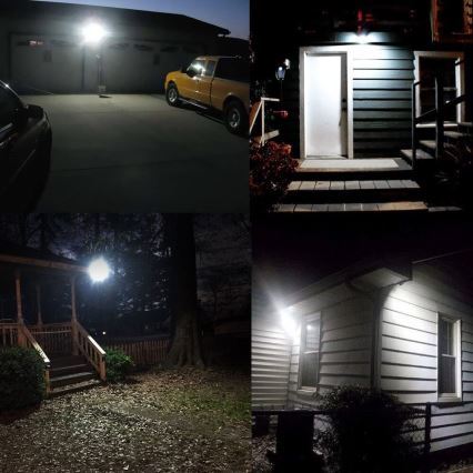 LED Kültéri reflektor érzékelővel NOCTIS LUX 2 LED/30W/230V 4000K IP44 fekete