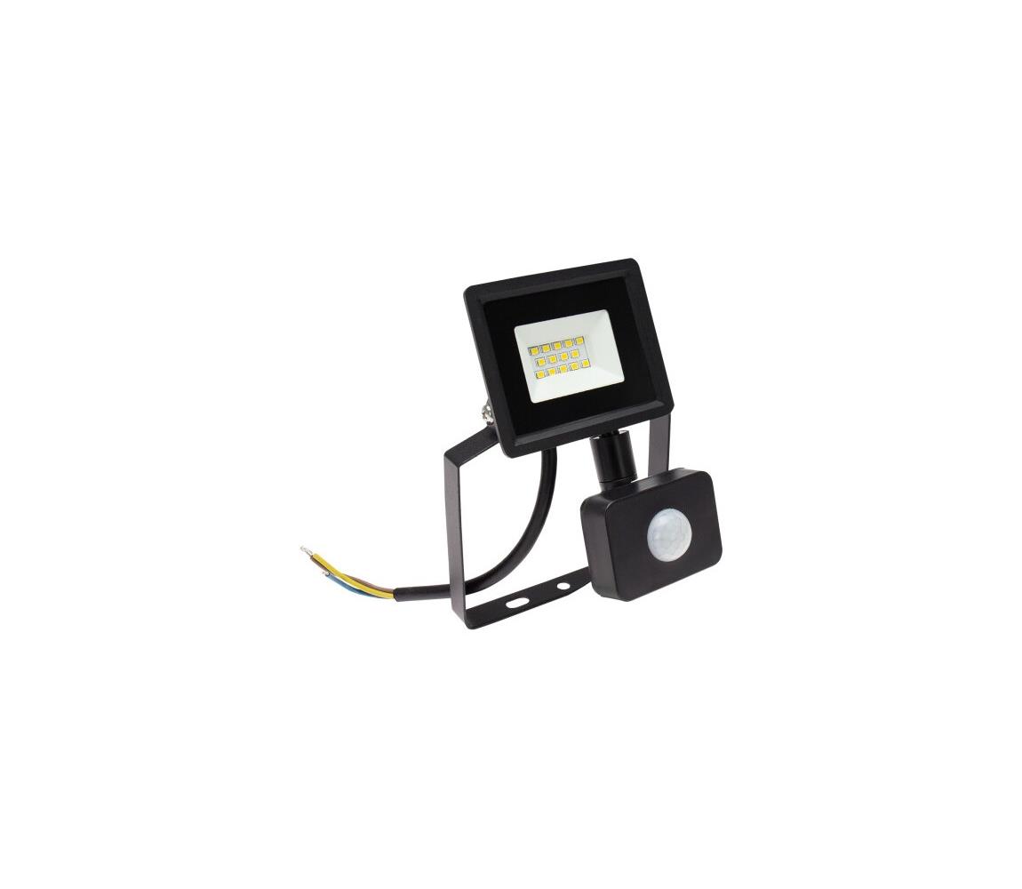 LED Kültéri reflektor érzékelővel NOCTIS LUX 3 LED/10W/230V 4000K IP44 fekete