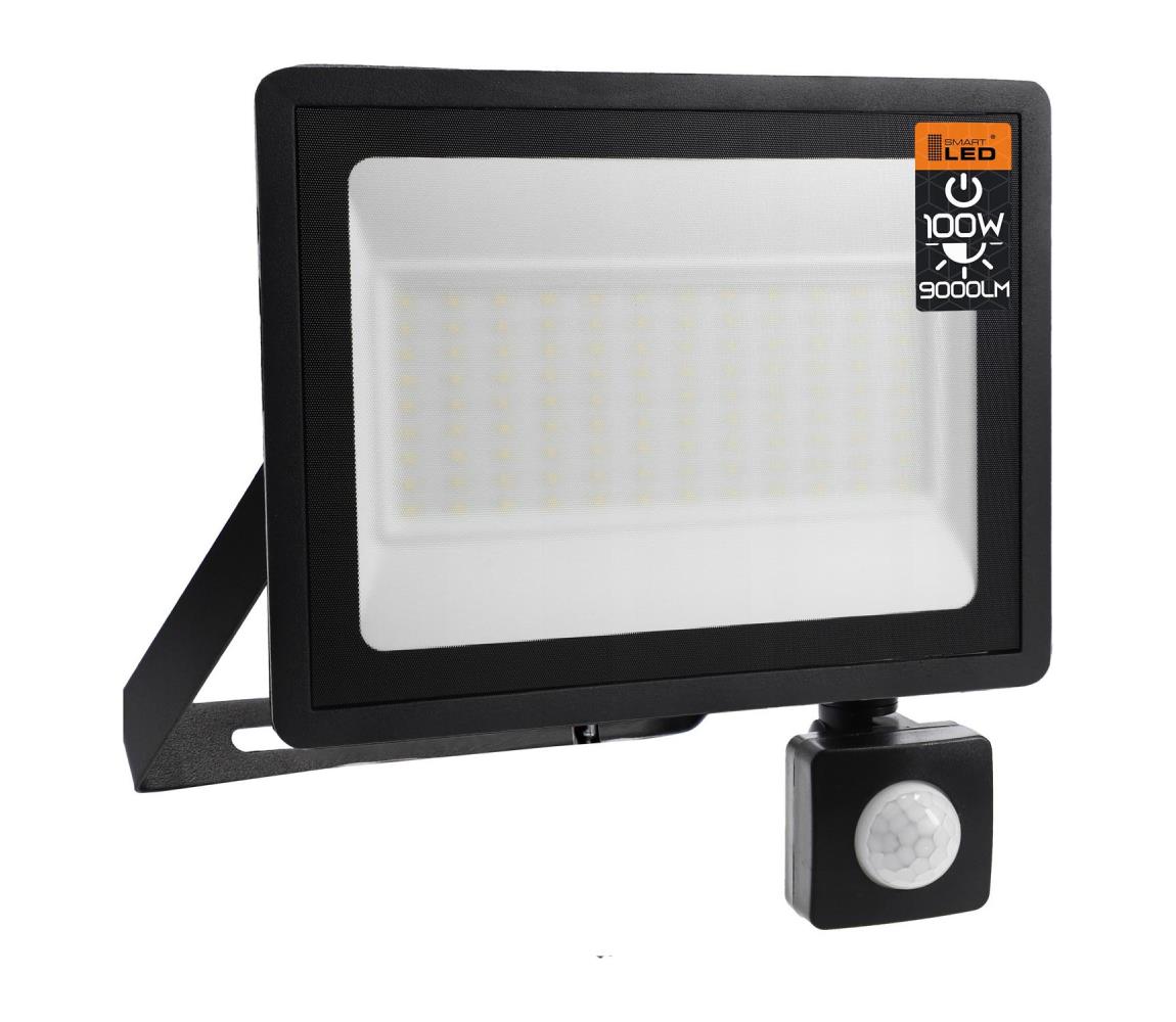 SmartLED LED kültéri reflektor LED/100W/230V 4500K IP65 fekete 5819
