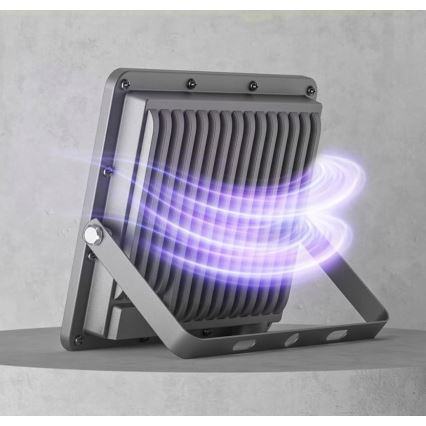 LED kültéri reflektor LED/100W/230V 4500K IP65 szürke