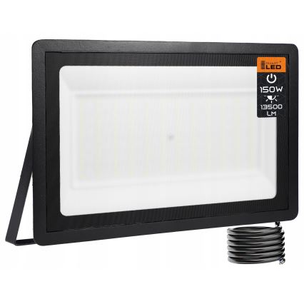 LED kültéri reflektor LED/150W/230V 4500K IP65 fekete