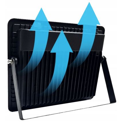 LED kültéri reflektor LED/150W/230V 4500K IP65 fekete