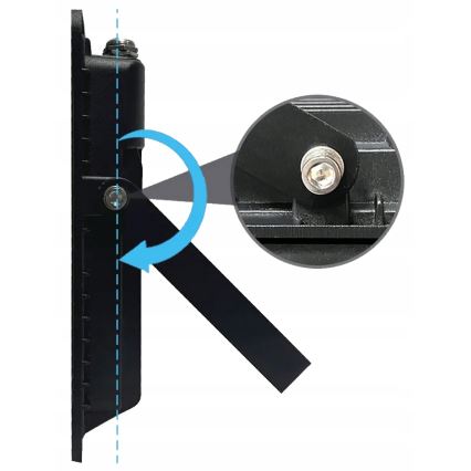 LED kültéri reflektor LED/150W/230V 4500K IP65 fekete