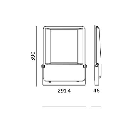 LED Kültéri reflektor LED/200W/230V 4000K 26000 lm IP65 IK06
