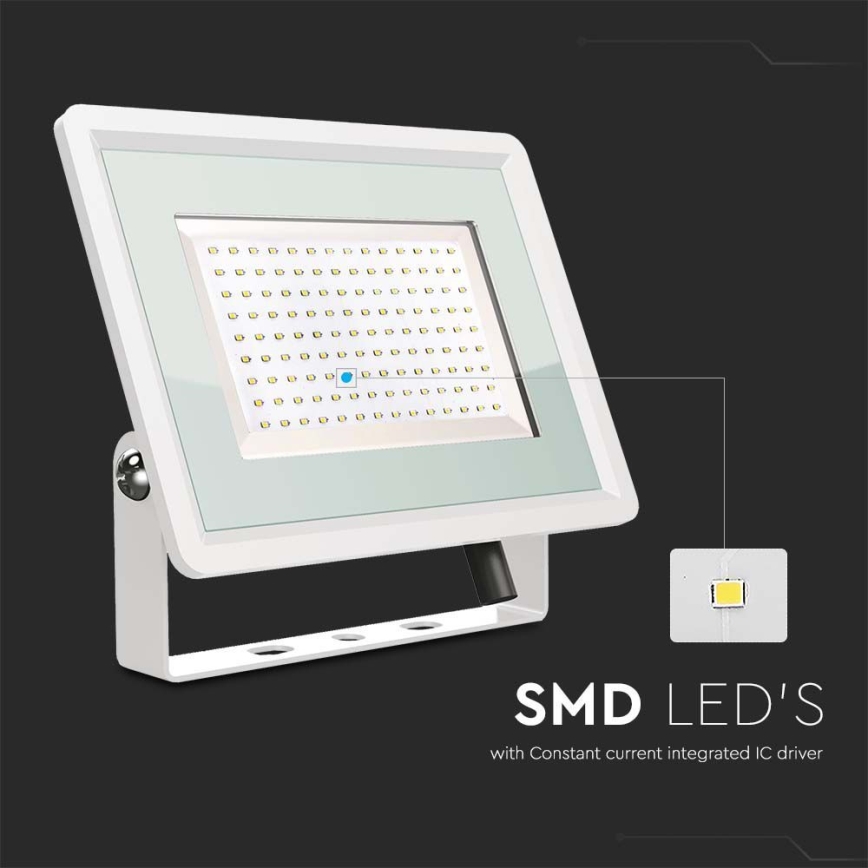 LED Kültéri reflektor LED/200W/230V 4000K IP65 fehér