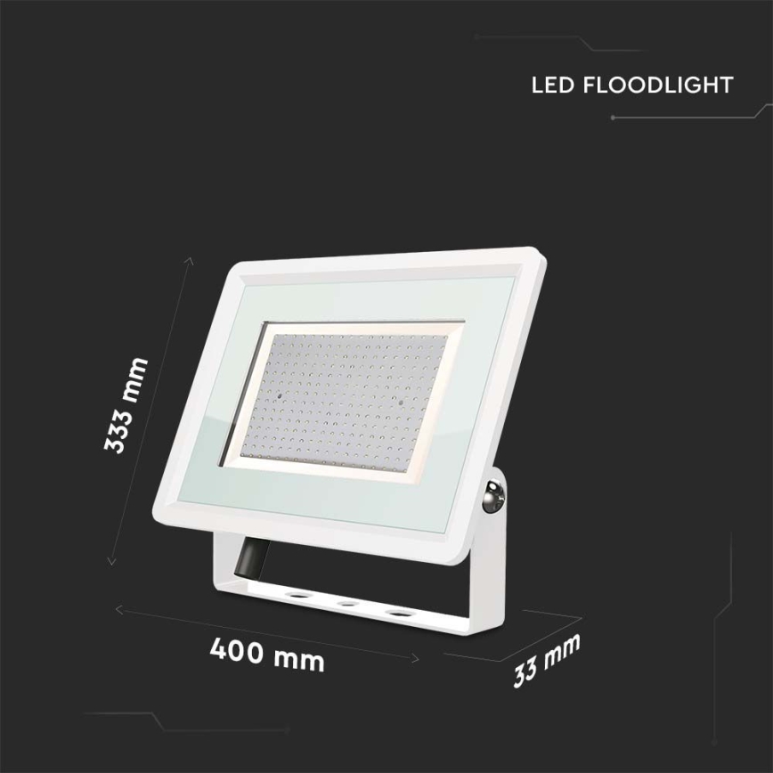 LED Kültéri reflektor LED/200W/230V 4000K IP65 fehér