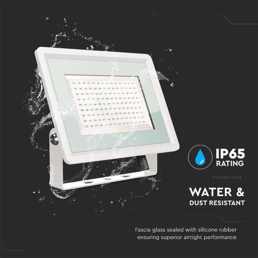 LED Kültéri reflektor LED/200W/230V 6500K IP65 fehér