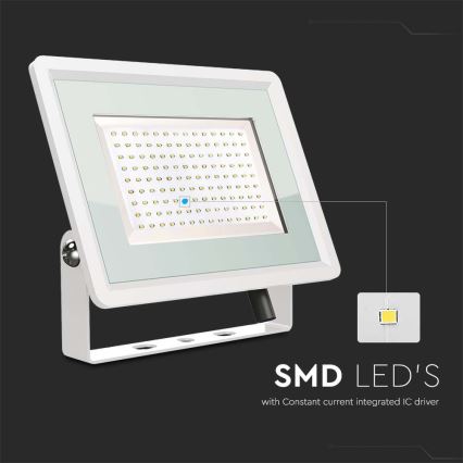 LED Kültéri reflektor LED/200W/230V 6500K IP65 fehér