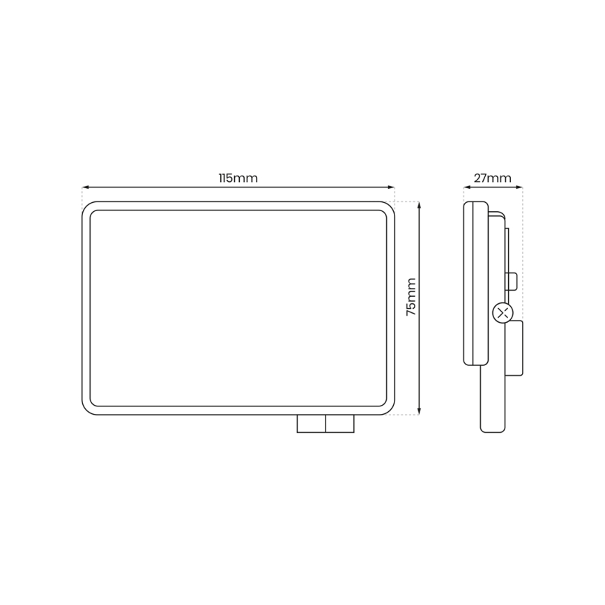 LED Kültéri reflektor LED/20W/230V 5000K IP65