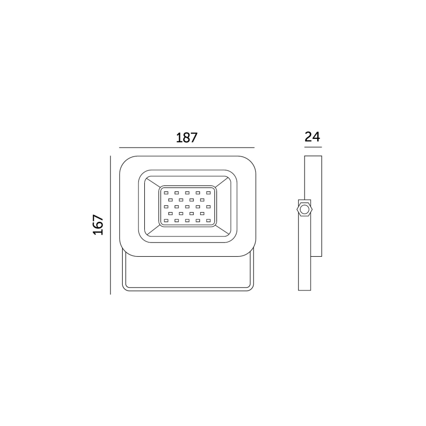 LED Kültéri reflektor LED/30W/230V 6500K IP65
