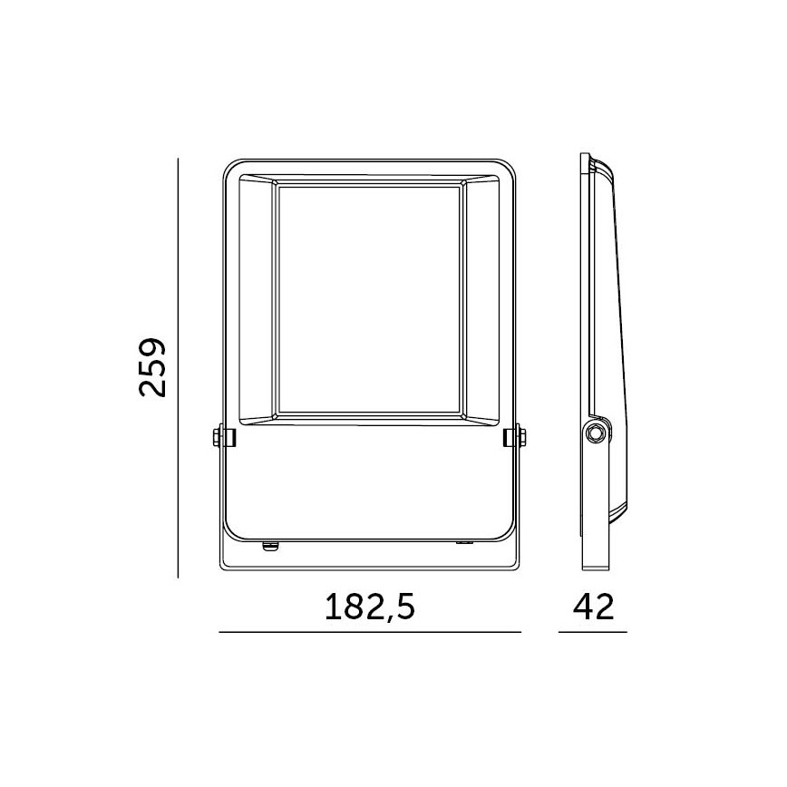 LED Kültéri reflektor LED/50W/230V 4000K 6500 lm IP65 IK06