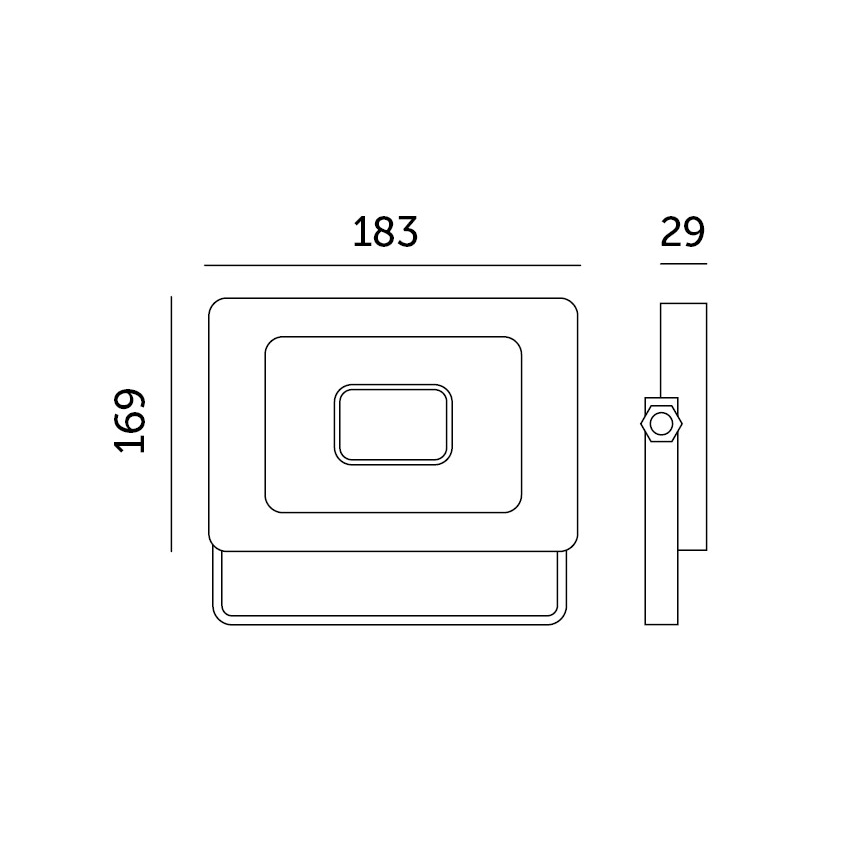 LED Kültéri reflektor LED/50W/230V 6500K IP65
