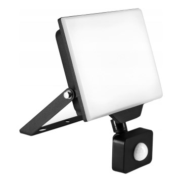 LED kültéri reflektor mozgás- és alkonyérzékelővel LED/50W/230V 4500K IP65 fekete