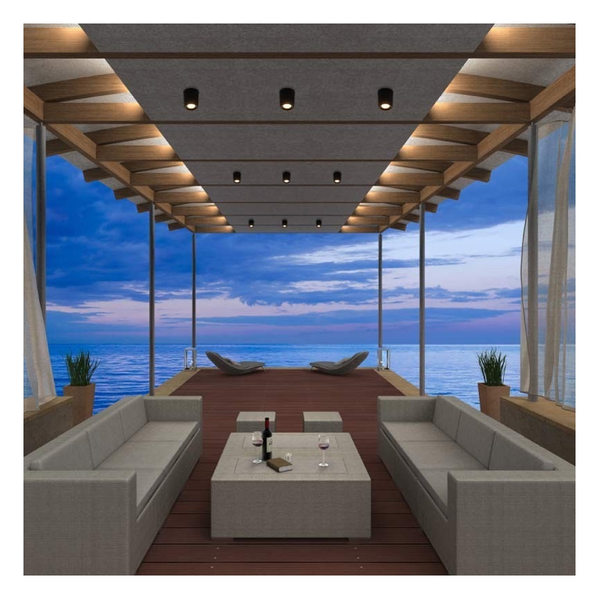 LED Kültéri spotlámpa LIVIA 1xGU10/6W/230V 3000/4000/6500K IP55 gyanta